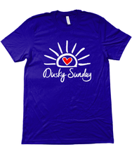 Load image into Gallery viewer, Dusky Sunday - White Sun Tee
